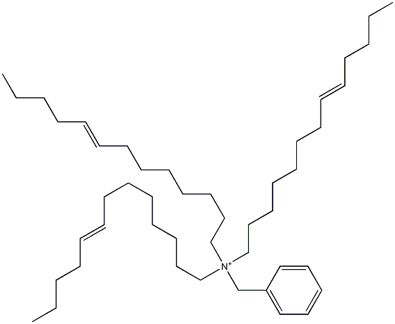 Tri(8-tridecenyl)benzylaminium Struktur