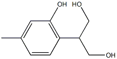 p-Mentha-1,3,5-triene-3,9,10-triol Struktur