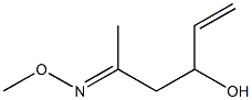 5-Methoxyimino-1-hexen-3-ol Struktur