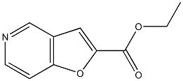 Furo[3,2-c]pyridine-2-carboxylic acid ethyl ester Struktur