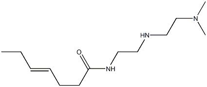 N-[2-[2-(Dimethylamino)ethylamino]ethyl]-4-heptenamide Struktur