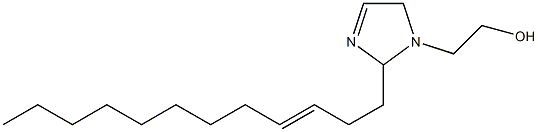 2-(3-Dodecenyl)-3-imidazoline-1-ethanol Struktur