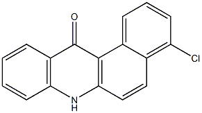 4-Chlorobenz[a]acridin-12(7H)-one Struktur