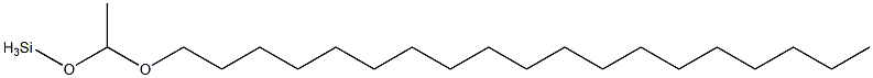 [1-(Nonadecyloxy)ethoxy]silane Struktur