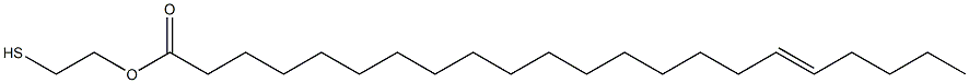 17-Docosenoic acid 2-mercaptoethyl ester Struktur