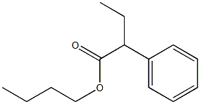 2-Phenylbutanoic acid butyl ester Struktur