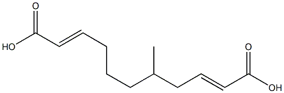 Biscrotonic acid 1-methyl-1,3-propanediyl ester Struktur