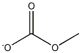 Methoxyformic acid anion Struktur