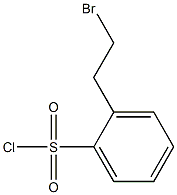 o-(2-Bromoethyl)benzenesulfonyl chloride Struktur