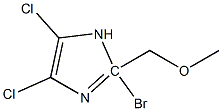 2-Bromo-4,5-dichloro 1-methoxymethyl-1H-imidazole Struktur