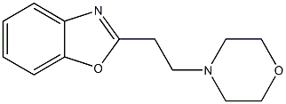 2-[2-Morpholinoethyl]benzoxazole Struktur