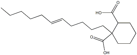 Cyclohexane-1,2-dicarboxylic acid hydrogen 1-(5-undecenyl) ester Struktur