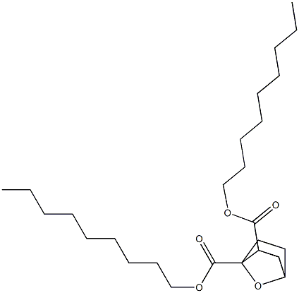 7-Oxabicyclo[2.2.1]heptane-1,2-dicarboxylic acid dinonyl ester Struktur