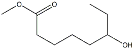 6-Hydroxycaprylic acid methyl ester Struktur