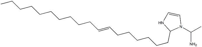 1-(1-Aminoethyl)-2-(7-octadecenyl)-4-imidazoline Struktur