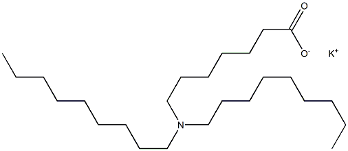 7-(Dinonylamino)heptanoic acid potassium salt Struktur