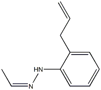 (Z)-Ethanone (2-allylphenyl)hydrazone Struktur