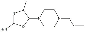 5-[4-(2-Propenyl)piperazin-1-yl]methyl-2-amino-2-oxazoline Struktur