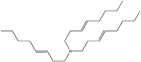 Tri(3-octenyl)amine Struktur