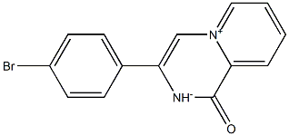 [3-(4-Bromophenyl)-1,2-dihydro-1-oxopyrido[1,2-a]pyrazin-5-ium]-2-ide Struktur