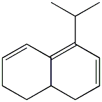 1,2,8,8a-Tetrahydro-5-isopropylnaphthalene Struktur