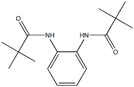 N,N'-(o-Phenylene)bis(2,2-dimethylpropionamide) Struktur