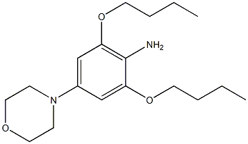 2,6-Dibutoxy-4-morpholinoaniline Struktur