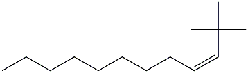 (Z)-2,2-Dimethyl-3-dodecene Struktur