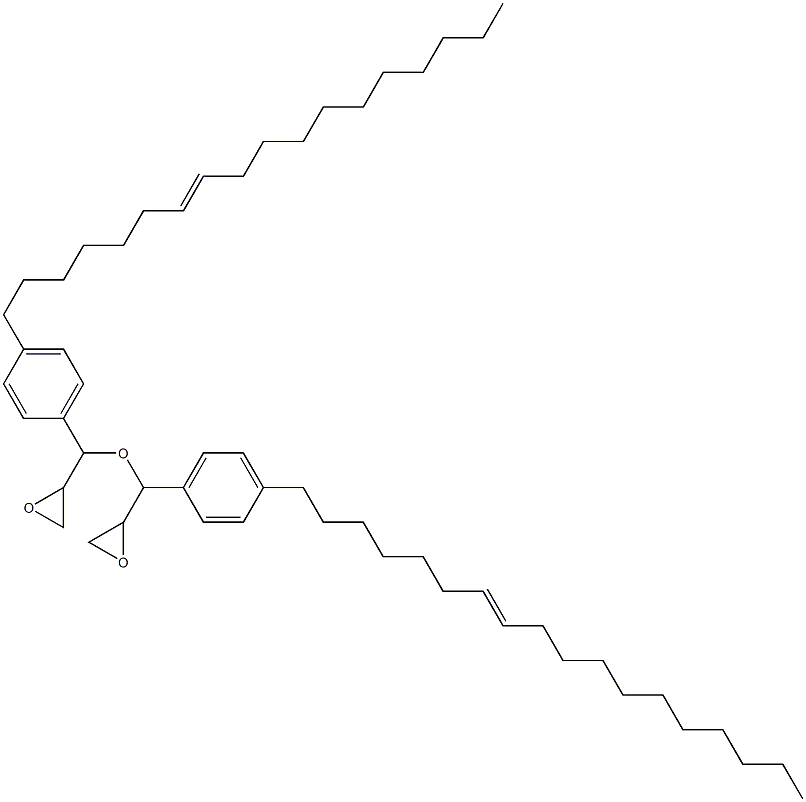 4-(7-Octadecenyl)phenylglycidyl ether Struktur