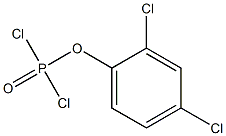 Dichloridophosphoric acid 2,4-dichlorophenyl ester Struktur