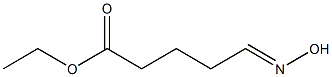 5-(Hydroxyimino)valeric acid ethyl ester Struktur