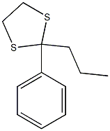 Butyrophenone ethane-1,2-diyl dithioacetal Struktur