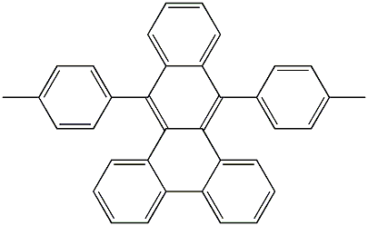 9,14-Bis[4-methylphenyl]benzo[b]triphenylene Struktur