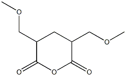 2,4-Bis(methoxymethyl)glutaric anhydride Struktur