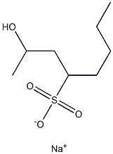 2-Hydroxyoctane-4-sulfonic acid sodium salt Struktur