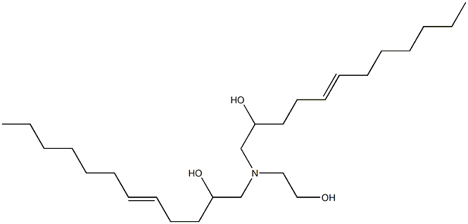 1,1'-[(2-Hydroxyethyl)imino]bis(5-dodecen-2-ol) Struktur