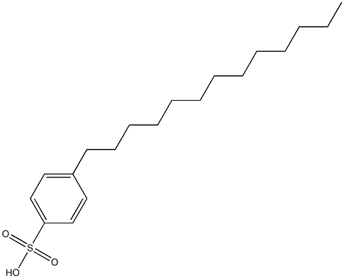 4-Tridecylbenzenesulfonic acid Struktur