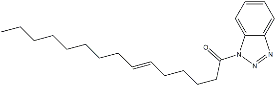 1-(6-Pentadecenoyl)-1H-benzotriazole Struktur