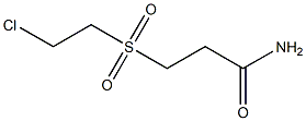 3-(2-Chloroethylsulfonyl)propionamide Struktur