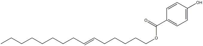 4-Hydroxybenzoic acid 6-pentadecenyl ester Struktur