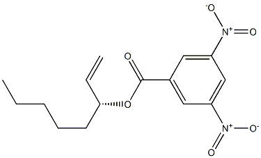 (-)-3,5-Dinitrobenzoic acid (R)-1-octene-3-yl ester Struktur