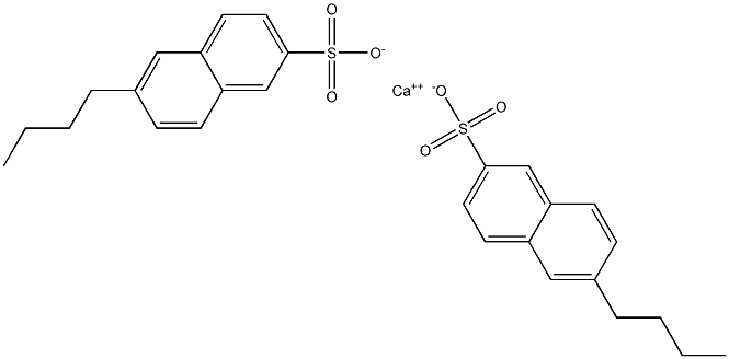 Bis(6-butyl-2-naphthalenesulfonic acid)calcium salt Struktur