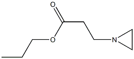 1-Aziridinepropionic acid propyl ester Struktur