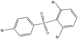 2,6-Dibromophenyl 4-bromophenyl sulfone Struktur