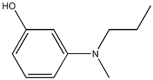 3-(N-Methyl-N-propylamino)phenol Struktur