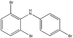 2,6-Dibromophenyl 4-bromophenylamine Struktur