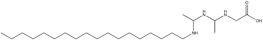 N-[1-[1-(Octadecylamino)ethylamino]ethyl]glycine Struktur