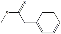 2-Phenyldithioacetic acid methyl ester Struktur