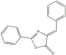 (4Z)-2-Phenyl-4-benzylidene-2-oxazoline-5-one Struktur