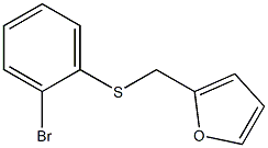 2-(2-Bromophenylthiomethyl)furan Struktur